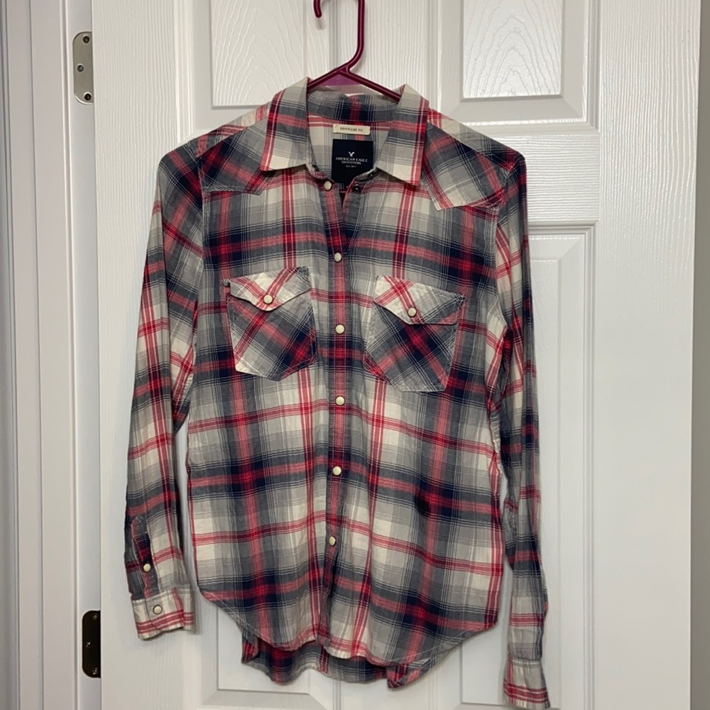 American Eagle Boyfriend Fit Flannel